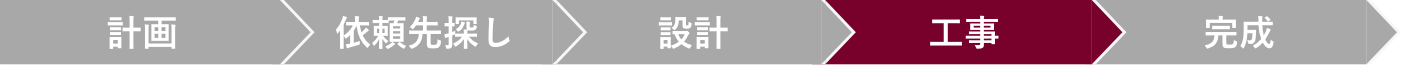 施工現場の同行確認